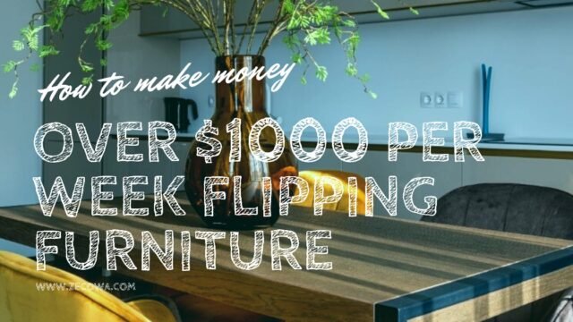 flipping furniture